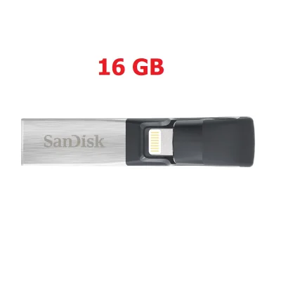 SanDisk iXPAND FLASH DRIVE 16GB for iPhone and iPad (SDIX30N-016G-GN6NN)