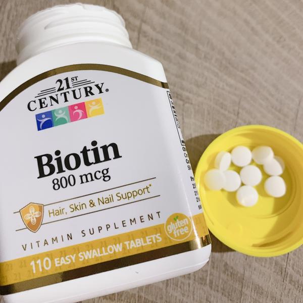 พร้อมส่ง! 21st Century, Biotin, 800 mcg, 110 Easy Swallow Tablets Exp. 04/24