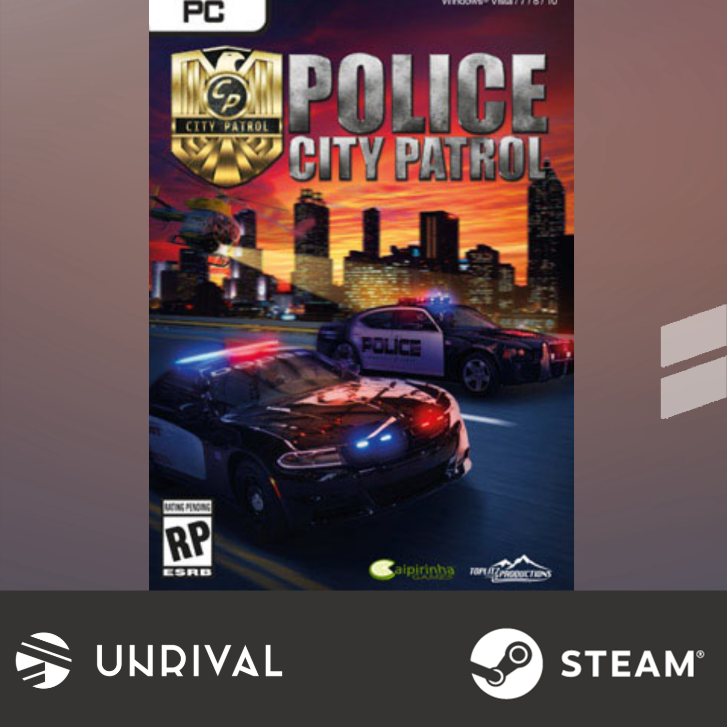 [Hot Sale] City Patrol: Police PC Digital Download Game (Single Player) - Unrival