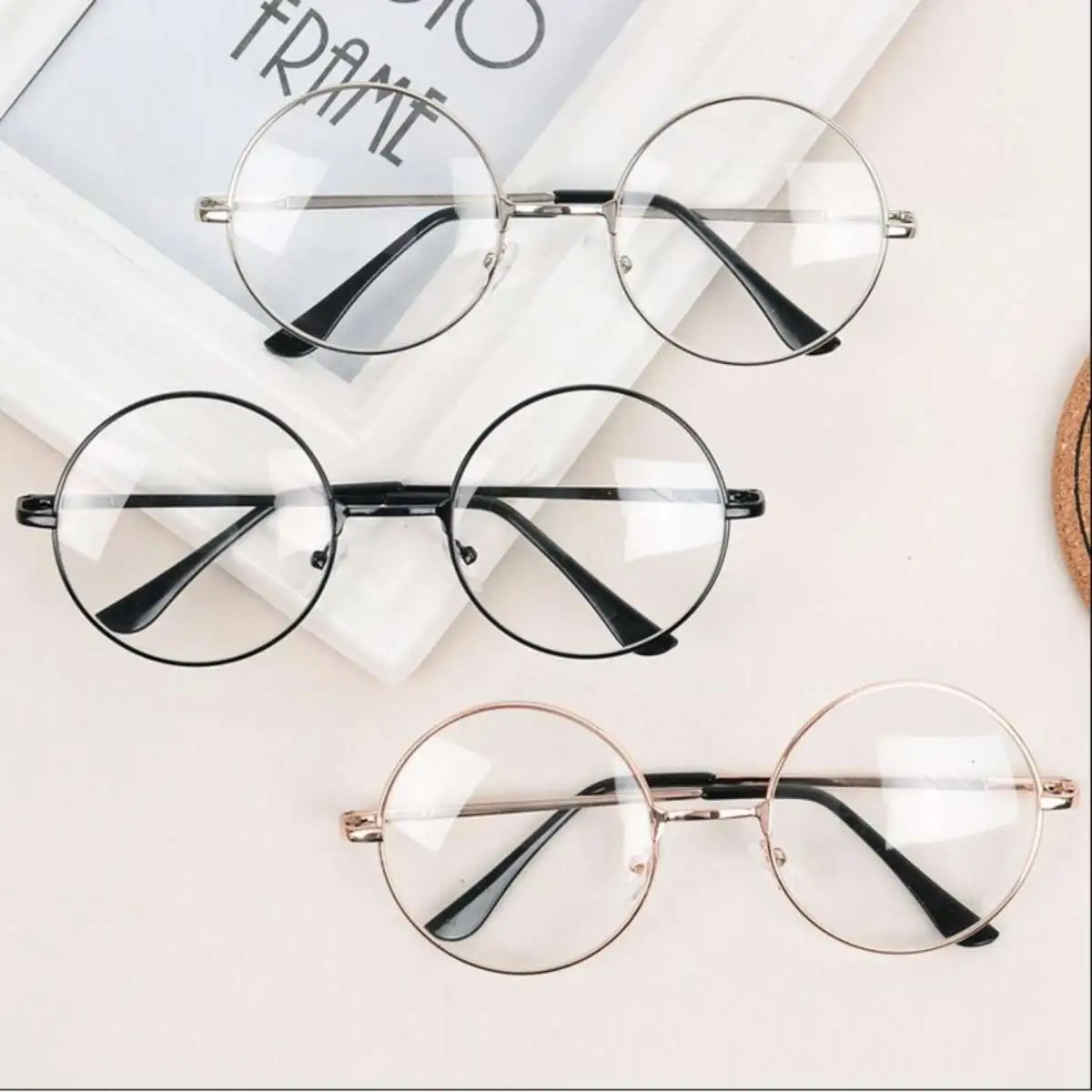 Premiem Glasses แว่นตากรองแสง แว่นกันแสงสีฟ้า กรอบแว่น โลหะ คุณภาพ ถนอมสายตา พร้อมส่ง