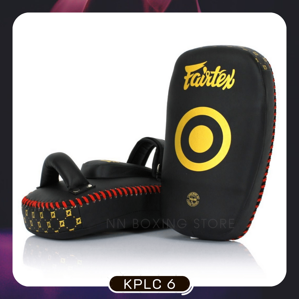 Fairtex キックミット KPLC5 | 黒金 Fairtex フェアテックス キックミット KPLC5 Gold Black : ムエタイ