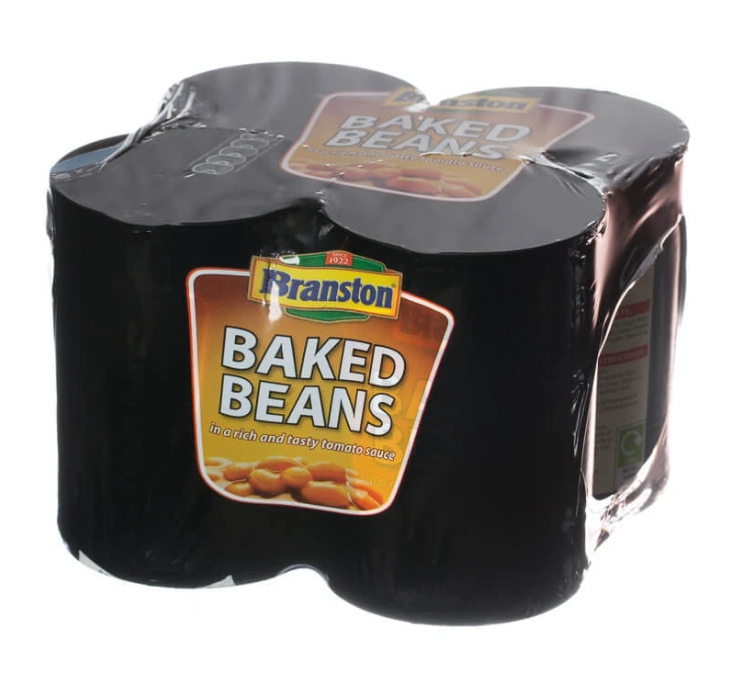 Branston Baked Beans In Tomato Sauce 4 X 410G