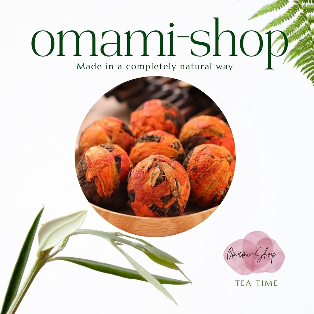 ชาดอกไม้ ชาดอกไม้บาน Blooming Flower Tea(8กรัม/1เม็ด) ชา สมุนไพร กลิ่น