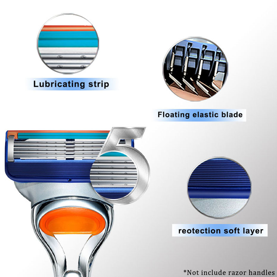 Gillette Razor Machine Straight Shaver Safety Razor for Gillette Fusion 5 Proglide Men Shaving ...