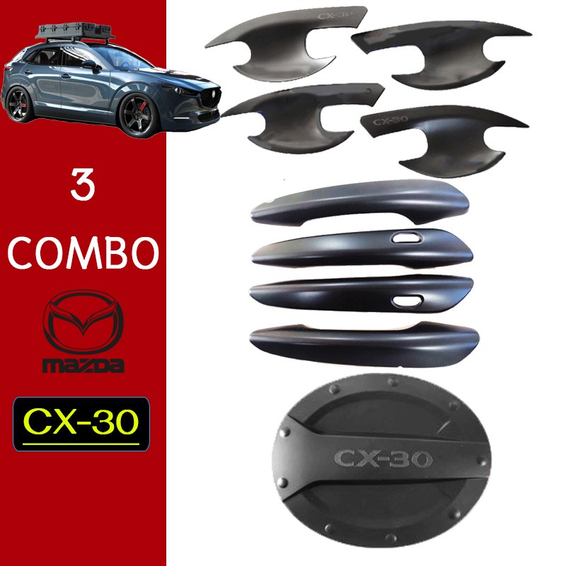 [ส่งฟรี] ราคาพิเศษ เฉพาะเดือนนี้ ชุดแต่ง Mazda Cx30 เบ้าประตู,มือจับ