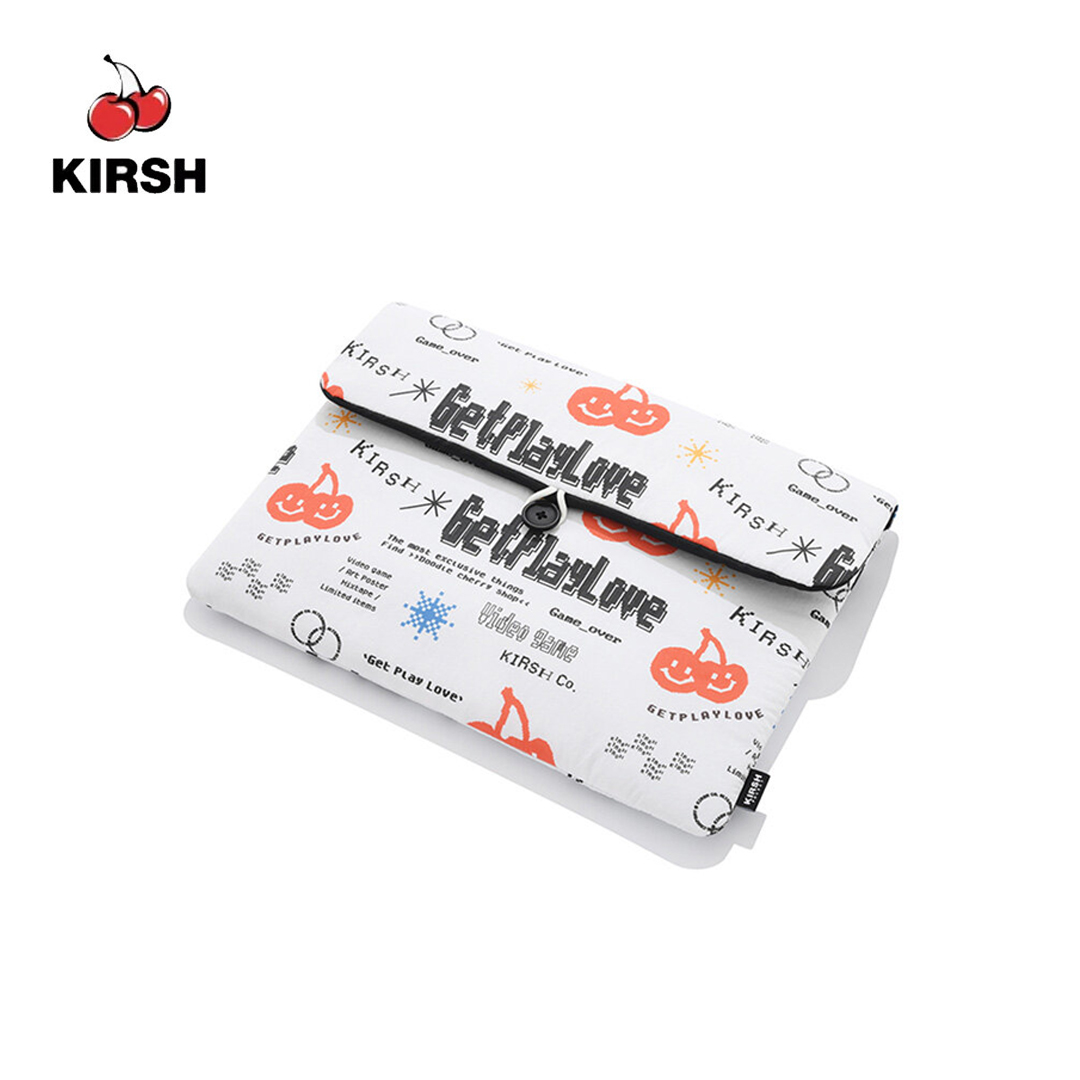 KIRSH] DOODLE CHERRY GRAPHIC IPAD POUCH |22AW | | Lazada.co.th