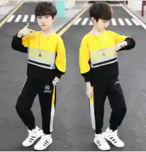 ภาพขนาดย่อของสินค้าCB ️สินค้าพร้อมส่ง ️ ชุดเซ็ต 2 ชิ้น เสื้อผ้าเด็กโต เสื้อผ้าเด็กชาย-หญิง ชุดเด็กชายสไตล์เกาหลีแฟชั่น รุ่น A177