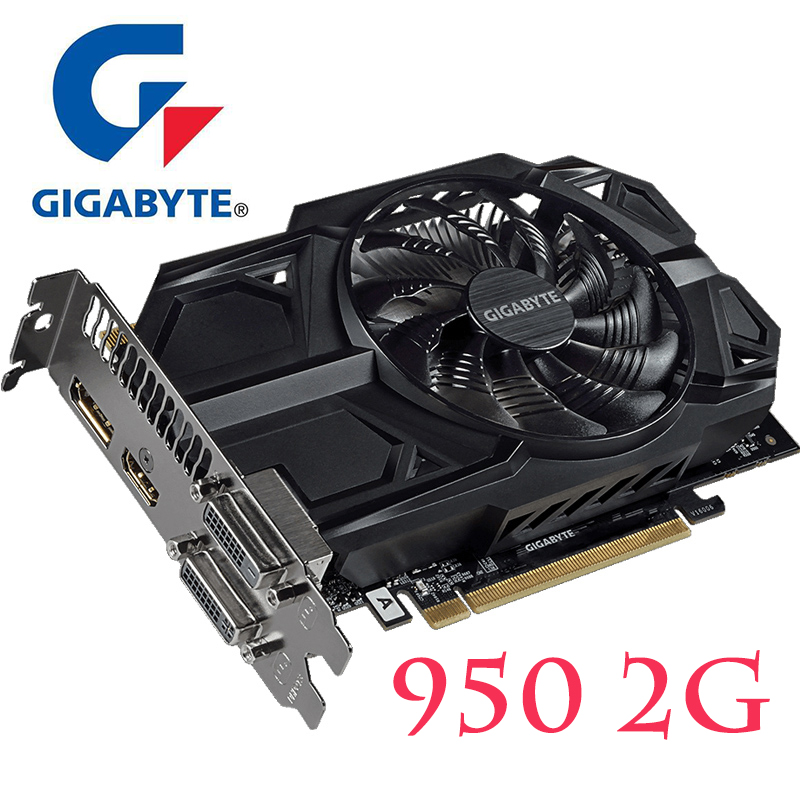 Gigabyte GTX 950 2GB กราฟิกการ์ด128Bit GDDR5การ์ดสำหรับ NVIDIA การ์ด ...