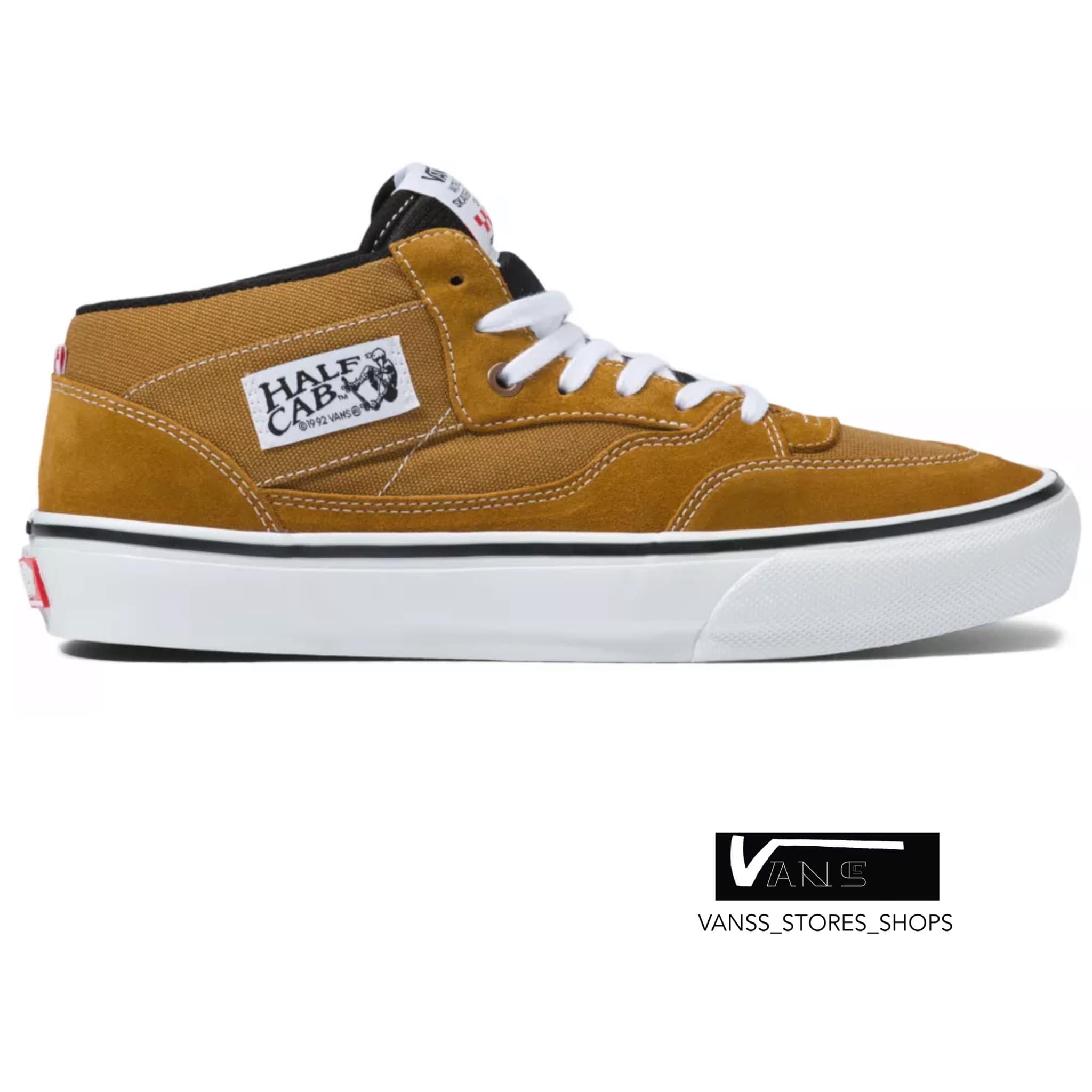 VANS SKATE HALF CAB '92 REYNOLDS GOLDEN BROWN (สินค้ามีประกันแท้