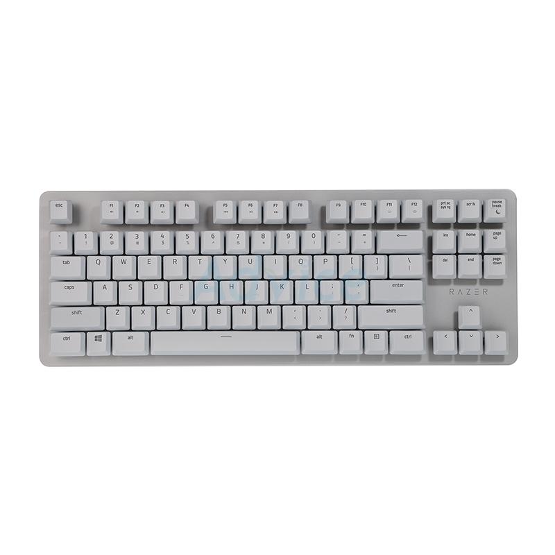 White Razor Silent Keyboard Razer BlackWidow Lite - Silent Gaming Keyboard-TKL Mercury White ...