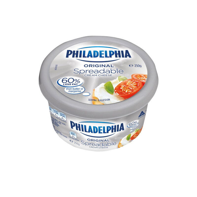 ฟิลาเดลเฟีย ไลท์ครีมชีสนุ่ม 250 กรัมPhiladelphia Light Cream Cheese Soft 250g