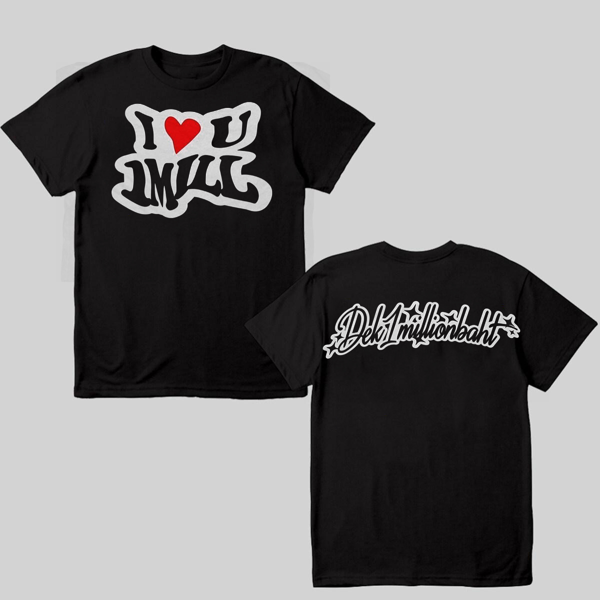 New เสื้อยืดคุณภาพดี เสื้อวง I Love 1Mill ใครสาย Hiphop แนะนำครับ สวย ...