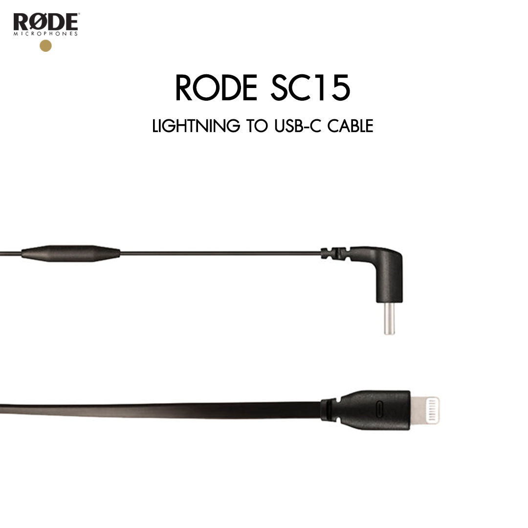 RODE SC15 Lightning to USB-C Cable ประกันศูนย์ไทย | Lazada.co.th