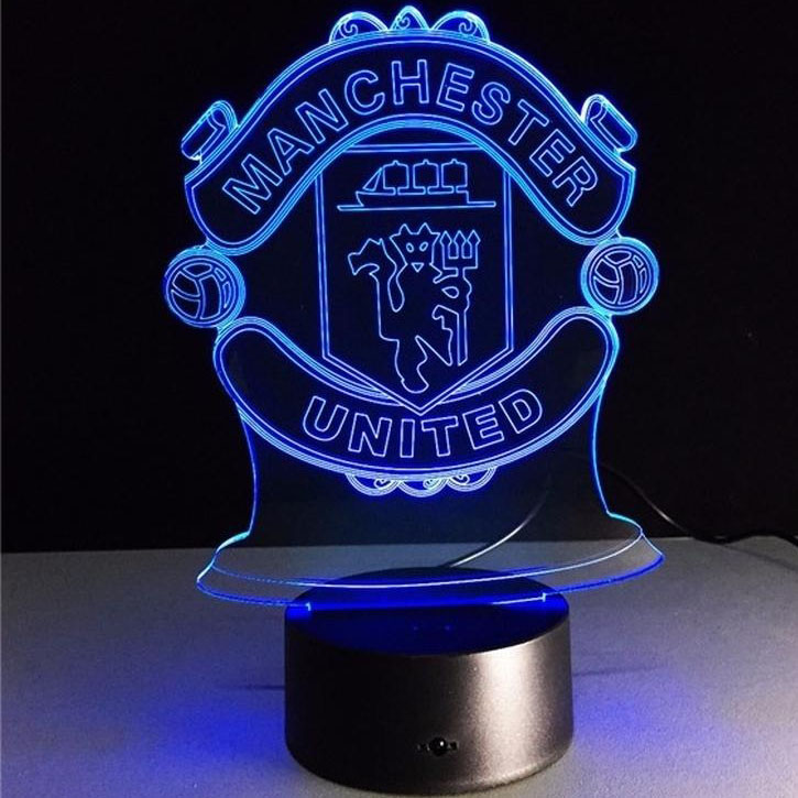 3D LED ไฟกลางคืน Lampara Futbol USB Novelty ของขวัญฟุตบอล Club RGB LED 7 สีเปลี่ยนโคมไปตั้งโต๊ะ Decor โคมไฟตั้งโต๊ะเด็ก - INTL