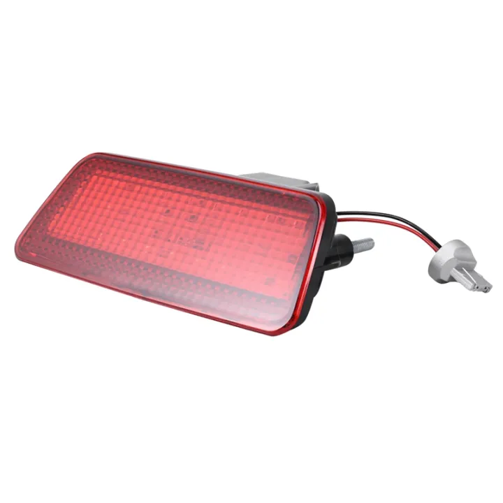 Super Bright Red 3d Optic Car Led Rear Fog Lamp 3rd Brake Stop Light For Nissan Juke Rogue Murano Tail Light 12v Lazada Singapore