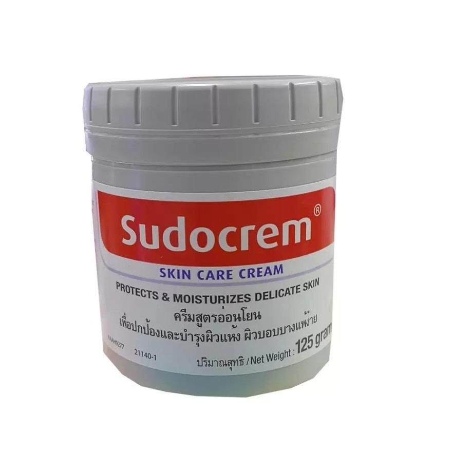 Sudocrem ซูโดเครมขนาดใหญ่ คุ้มค่า 125 กรัม  ครีมทาผื่นผ้าอ้อม และ ผื่นต่างๆ สกินแคร์ครีม (1 กระปุก) ผื่นผ้าอ้อม ผด ผื่น ผิวแห้ง แดง คัน ผิวแดงจากแสงแดด น้ำร้อนลวก