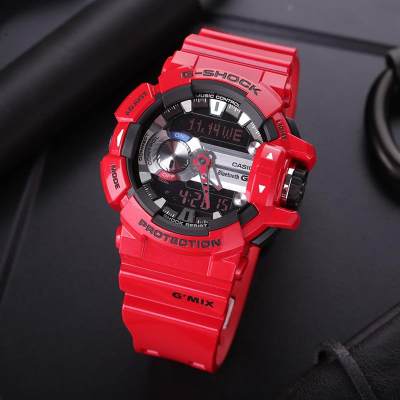 ดูภาพ Casio G-Shock นาฬิกาผู้ชายหน้าปัดอนาล็อก - ดิจิตอลสีแดง - GBA-400-4 เพิ่มเติม Casio G-Shock นาฬิกาผู้ชายหน้าปัดอนาล็อก - ดิจิตอลสีแดง - GBA-400-4