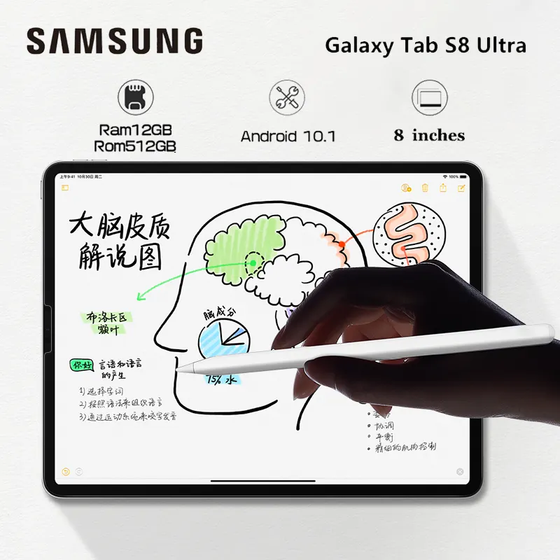 ภาพหน้าปกสินค้าแท็บเล็ต Samsung Tab S8 Ultra WI-FIโทรได้ 10.1นิ้ว แท็บเล็ตถูกๆ ซัมซุง Tablet RAM12G ROM512G Andorid10.0 แท็บเล็ต จัดส่งฟรี แทบเล็ตราคาถูก รองรับภาษาไทย แท็บเล็ตสำหรับเล่นเกมราคาถูก ไอเเพ็ด Tablet Full HD แท็บเล็ตราคาถูกๆ แท็บเล็ตราคาถูกรุ่นล่าสุด จากร้าน AgS บน Lazada