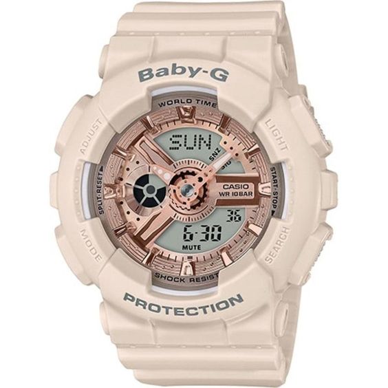 (กันน้ำ100%) นาฬิกาข้อมือ จีช้อค เบบี้จี นาฬิกาผู้ชายและผู้หญิง นาฬิกาคู่รัก CASIO GSH0CKGA-110GB BA-110-BC-1 RC788