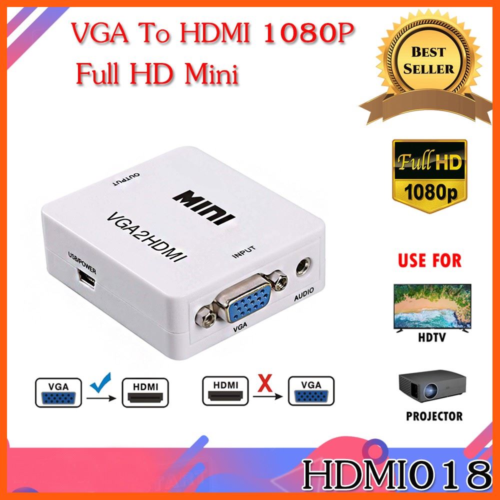 ✨✨#BEST SELLER🎉🎉 Half YEAR SALE!! อะแดปเตอร์ VGA เป็น HDMI สายแลนเข้าหัวสำเร็จรูป CAT6 อุปกรณ์คอมครบวงจร อุปกรณ์ต่อพ่วง ไอทีครบวงจร