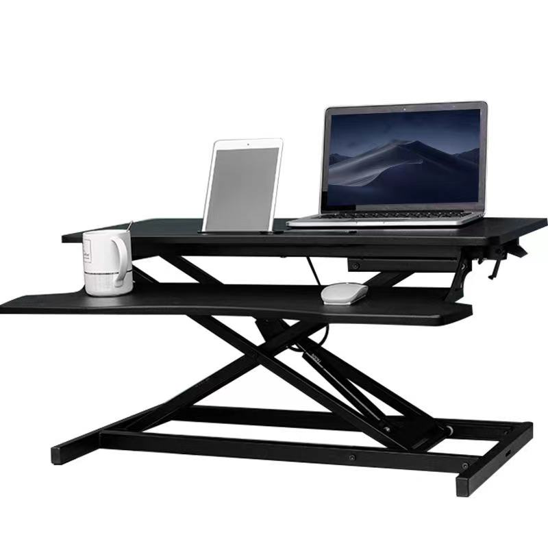 Standing Desk Converter 31.5 Inches Stand up Desk Riser, Height Adjustable Home Office Desk