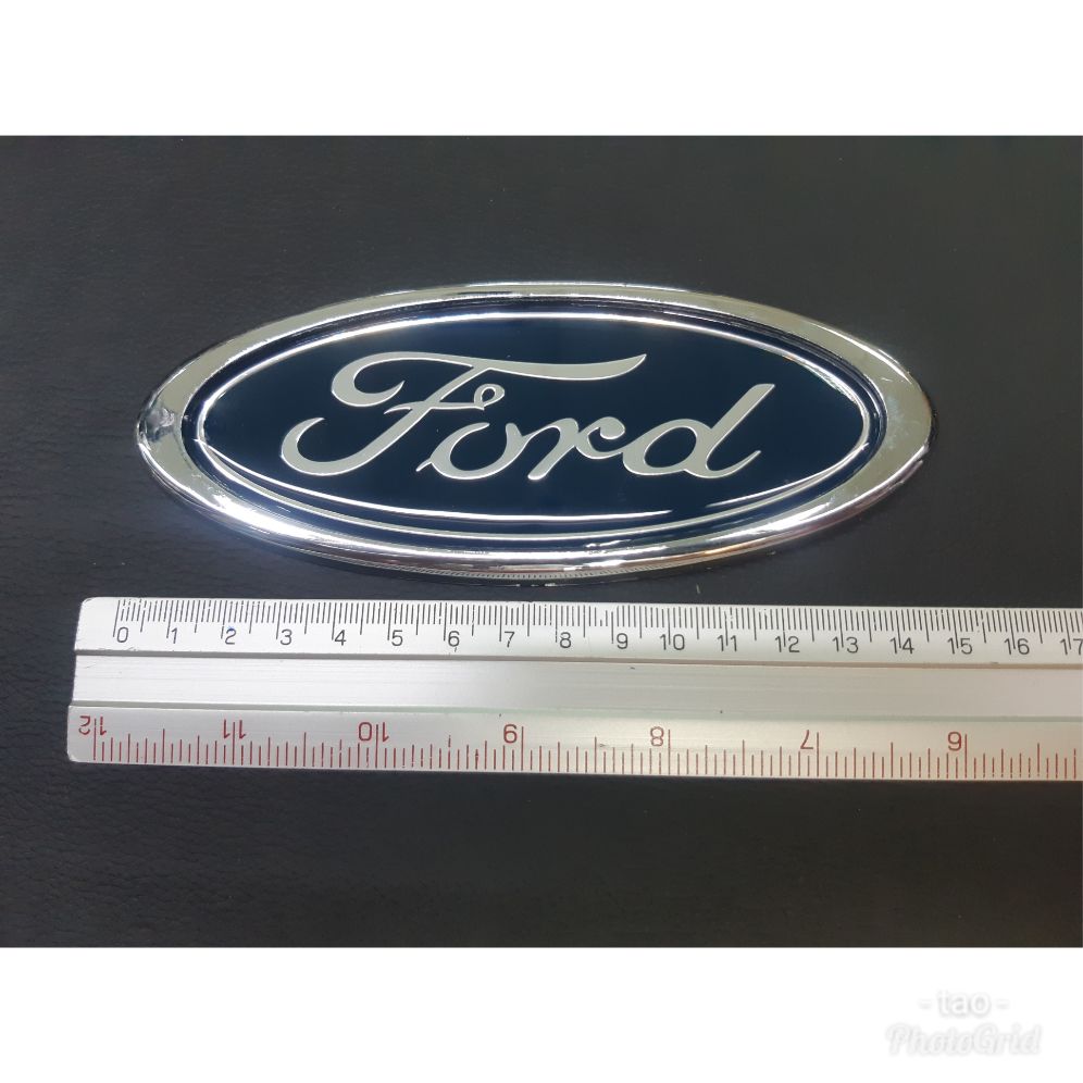 โลโก้ ford สีน้ำเงิน ขนาด 15 cm.