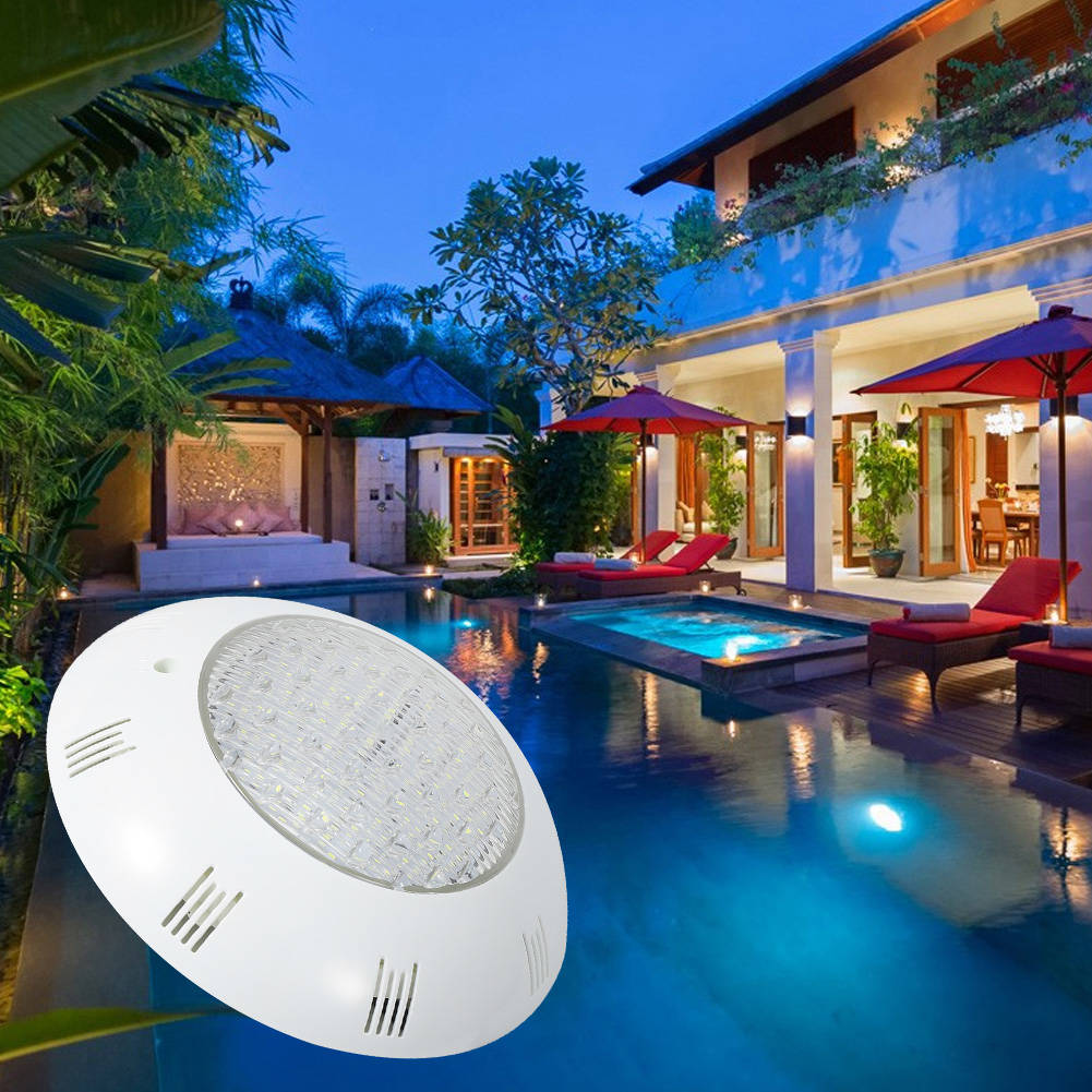 15W AC12V LED White Light Underwater Light IP68 Waterproof RGB Swimming ...