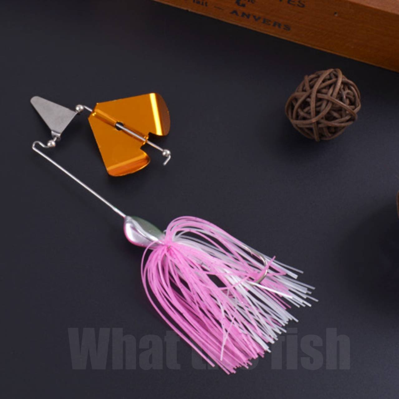 เหยื่อบัสเบท Buzz Bait ใบเคาะ 20g เหยื่อใบพัด เหยื่อใบพัดชะโด เหยื่อใบ