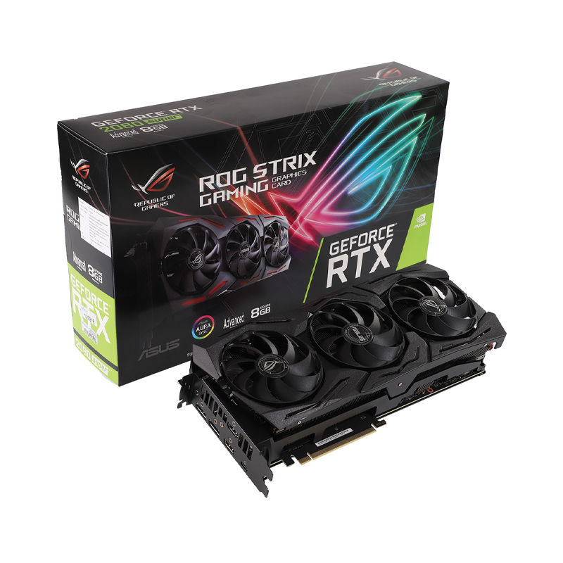 Graphics Card Rox 8GB GDDR6 AMD RX5700XT ASUS ROG STRIX O8G GAMING (( Graphic Cards ...