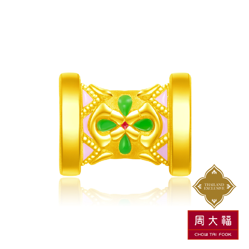 Chow Tai Fook ชาร์มทองคำ 999.9 Traditional Thai Pattern - Life CM 25741 泰国传统艺术 “Life”吊坠