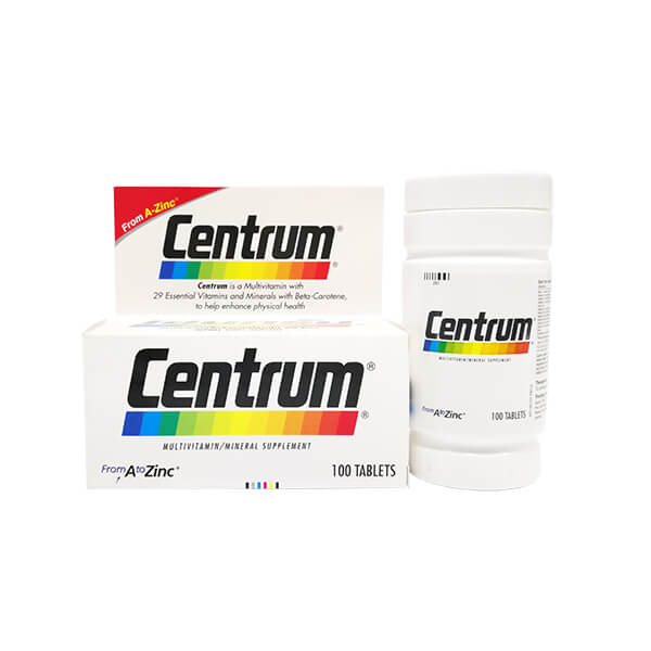 Centrum Multivitamin A to Zinc เซ็นทรัท มัลติวิตามิน เอ ทู ซิงค์ 30/100