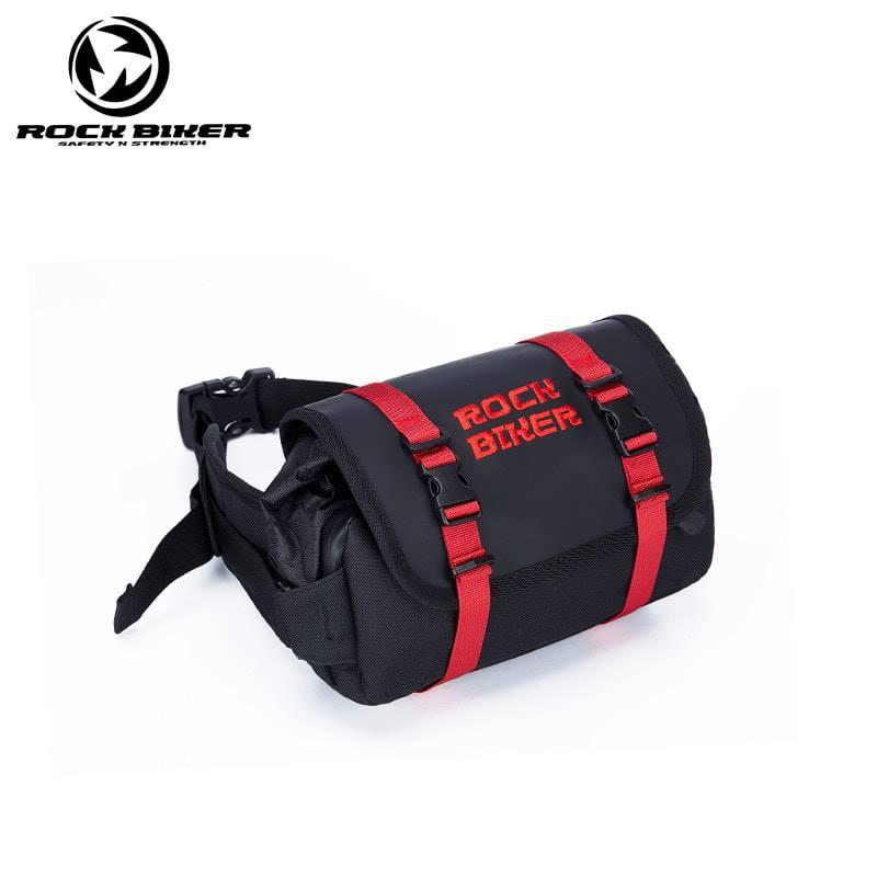 กระเป๋าคาดเอว ROCK BIKER (สีแดง) (กันน้ำ100%)