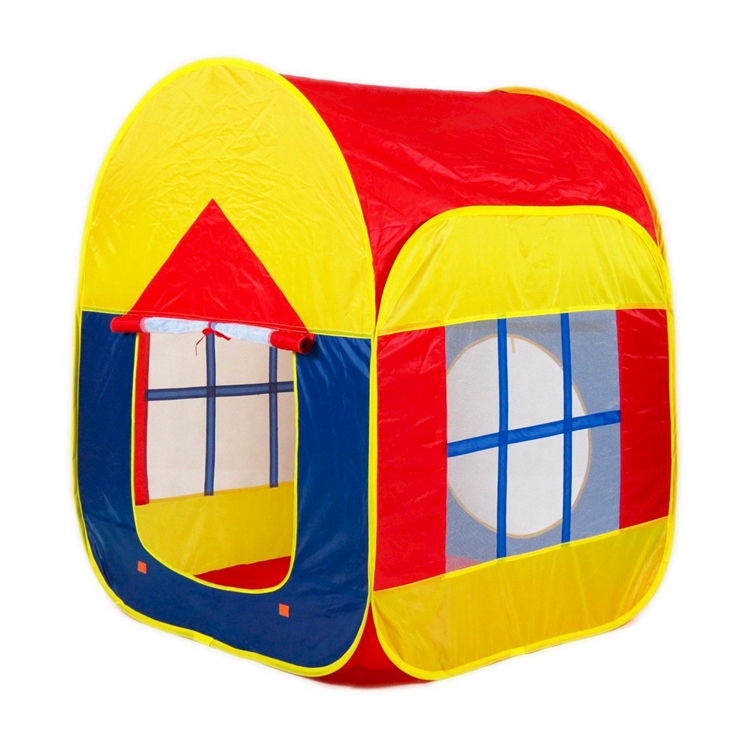 เต็นท์เล่นกลางแจ้ง / ในร่มสำหรับเด็กติดตั้งง่ายพับเก็บได้ขนาดใหญ่ - 110x90x88cm    Outdoor / Indoor Play Tent Playhouse for Children, Easy Set Up, Foldable, Large – 110x90x88cm