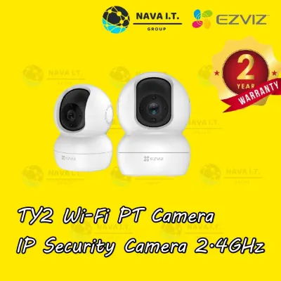 🔥HOT⚡️ Ezviz (1080p) กล้องวงจรปิดภายในหมุนได้ 360° รุ่น TY2 Wi-Fi PT Camera IP Security Camera 2.4GHz (EZV-TY2-B0-1G2WF)