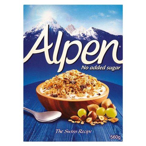 Alpen Muesli No Sugar 560g ราคาพิเศษ