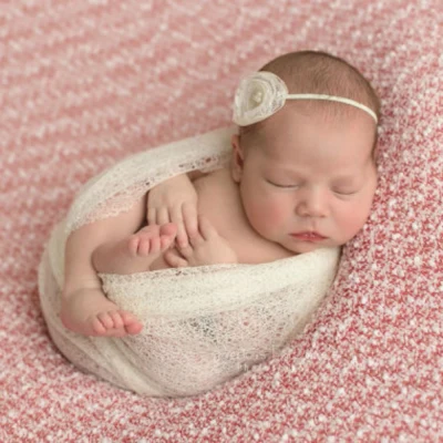 1Pc 50x160cm Mohair Baby Blanket Stretch Wraps Knit Newborn Muslin Swaddle Studio Posing Photo Accessories Photography Props