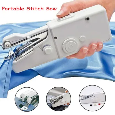Handy Stitch จักรเย็บผ้าไฟฟ้ามือถือ จักรเย็บผ้าไฟฟ้ามือถือ ขนาดพกพา Handheld Sewing Machine Alizwellmart