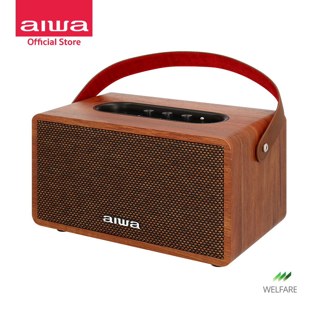 [ผ่อน 0%] AIWA Retro Plus X Bluetooth Speaker ลำโพงบลูทูธพกพา BASS++