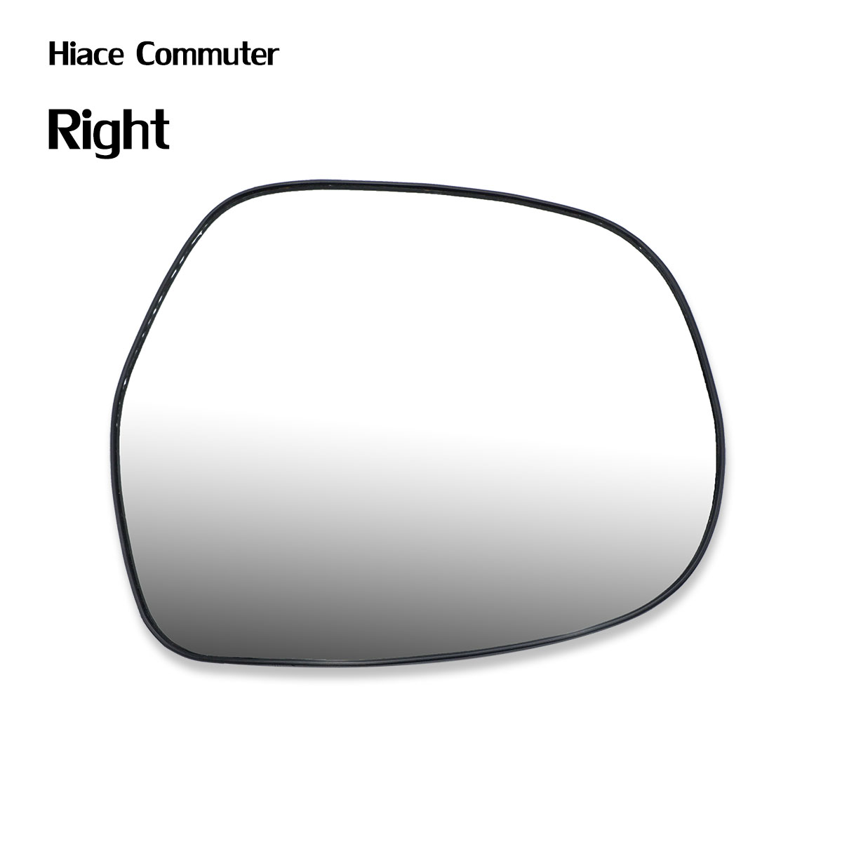 เนื้อเลนส์กระจก ข้าง ขวา ใส่ Toyota Hiace Commuter Ventury 2008 - 2018 Right Wing Side Door Mirror Glass Len Hiace Commuter Ventury Van 2008-2018 Toyota