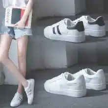 ภาพขนาดย่อของสินค้ารักรองเท้าสีขาวเล็ก ๆ น้อย ๆ ในฤดูใบไม้ผลิและฤดูร้อนปี 2020นักเรียนเกาหลีใหม่รองเท้าลำลองรองเท้าผ้าใบรองเท้าผ้าใบผู้หญิง NO.161