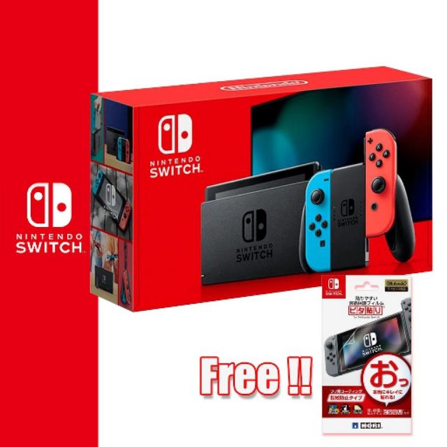 Nintendo Switch รุ่นใหม่ กล่องแดง แบตอึด