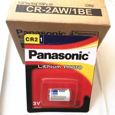 ถ่าน Panasonic CR-2W Lithium 3V. แท้100- (CR2) ถ่านกล้อง โพลาลอยด์
