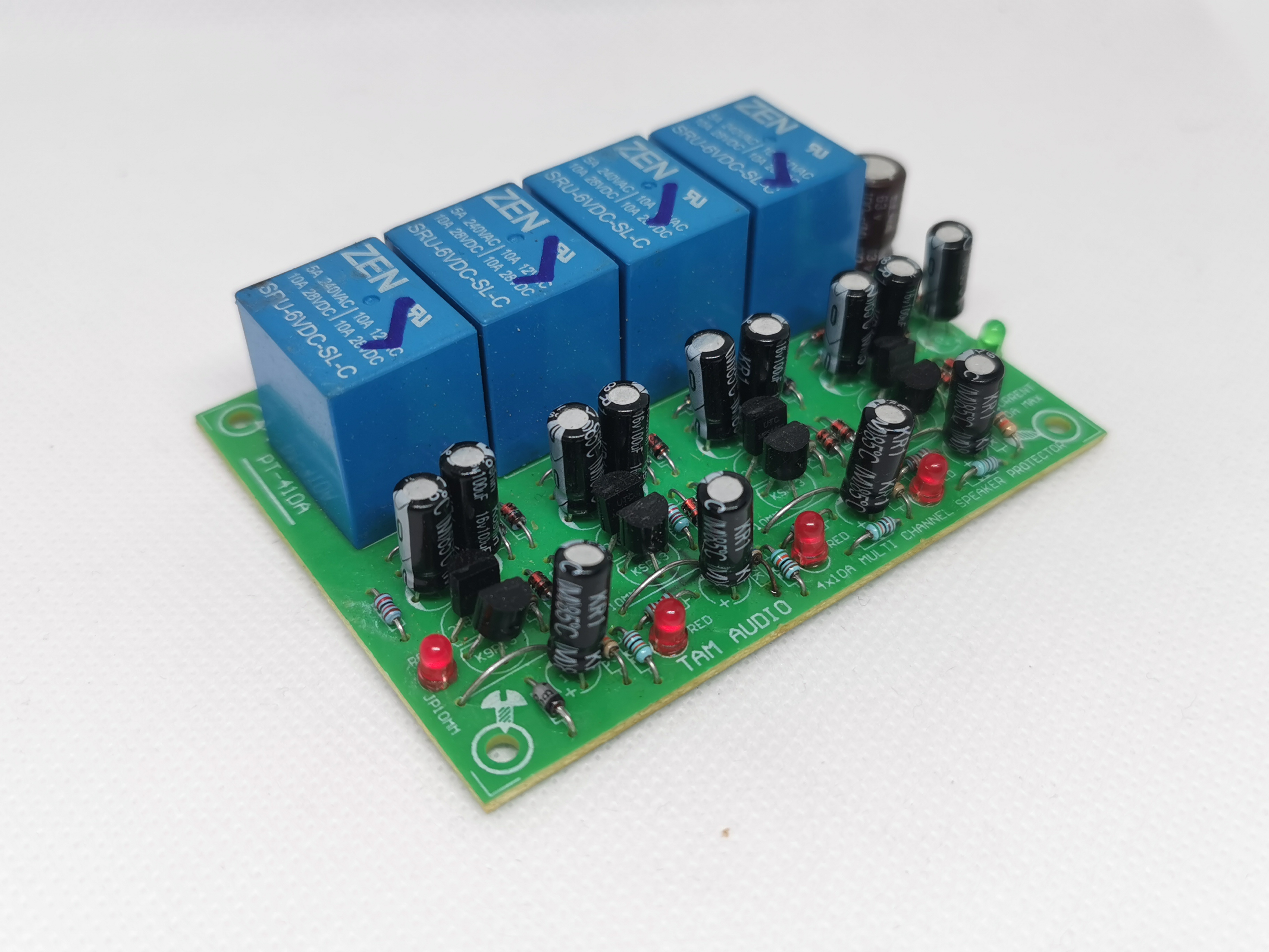 ชุดป้องกันลำโพงขนาด 10*4 แอมป์ รองรับไฟAC/DC สำหรับแอมป์ 4 ช่อง