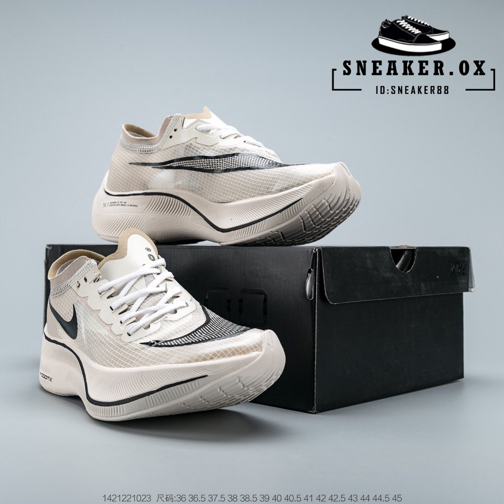 【Sneaker.OX】 รองเท้าวิ่งNike Zoom X Vaporfly Next% GRAY (Full Box) รองเท้ากีฬา รองเท้าออกกำลังกาย รองเท้ามาราธอน ตรงปก100%