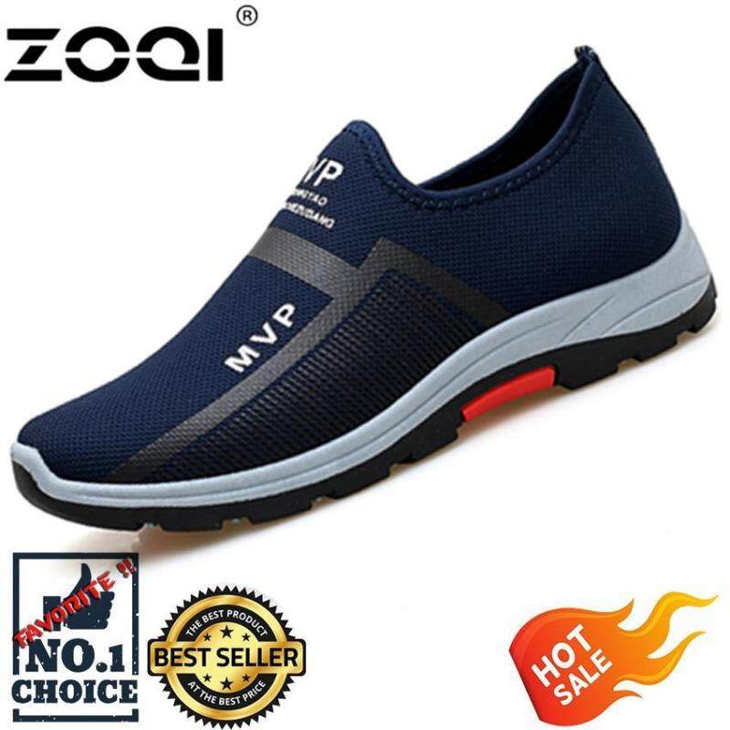 ZOQI Men Running Shoes Breathable Mesh Sneakers Outdoor Sport Trainning Shoes