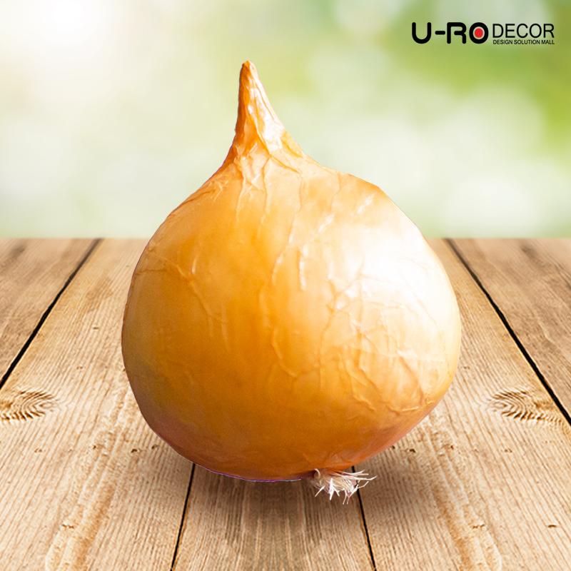 URO DECOR รุ่นโมเดลผักปลอม ผักและผลไม้ประดิษฐ์ หัวหอมแดง เห็ด ฟักทอง