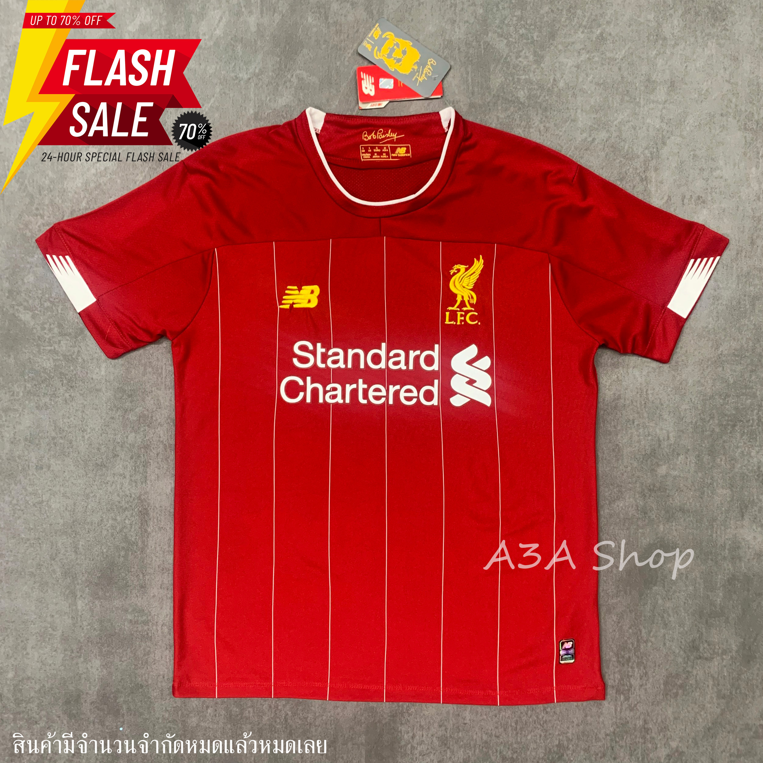 Liverpool 19/20 FOOTBALL SHIRT SOCCER JERSEY เสื้อบอล เสื้อฟุตบอลชาย เสื้อบอลชาย เสื้อฟุตบอล เสื้อกีฬาชาย2020 เสื้อทีมลิเวอร์พลู  ปี20 เกรด 3A