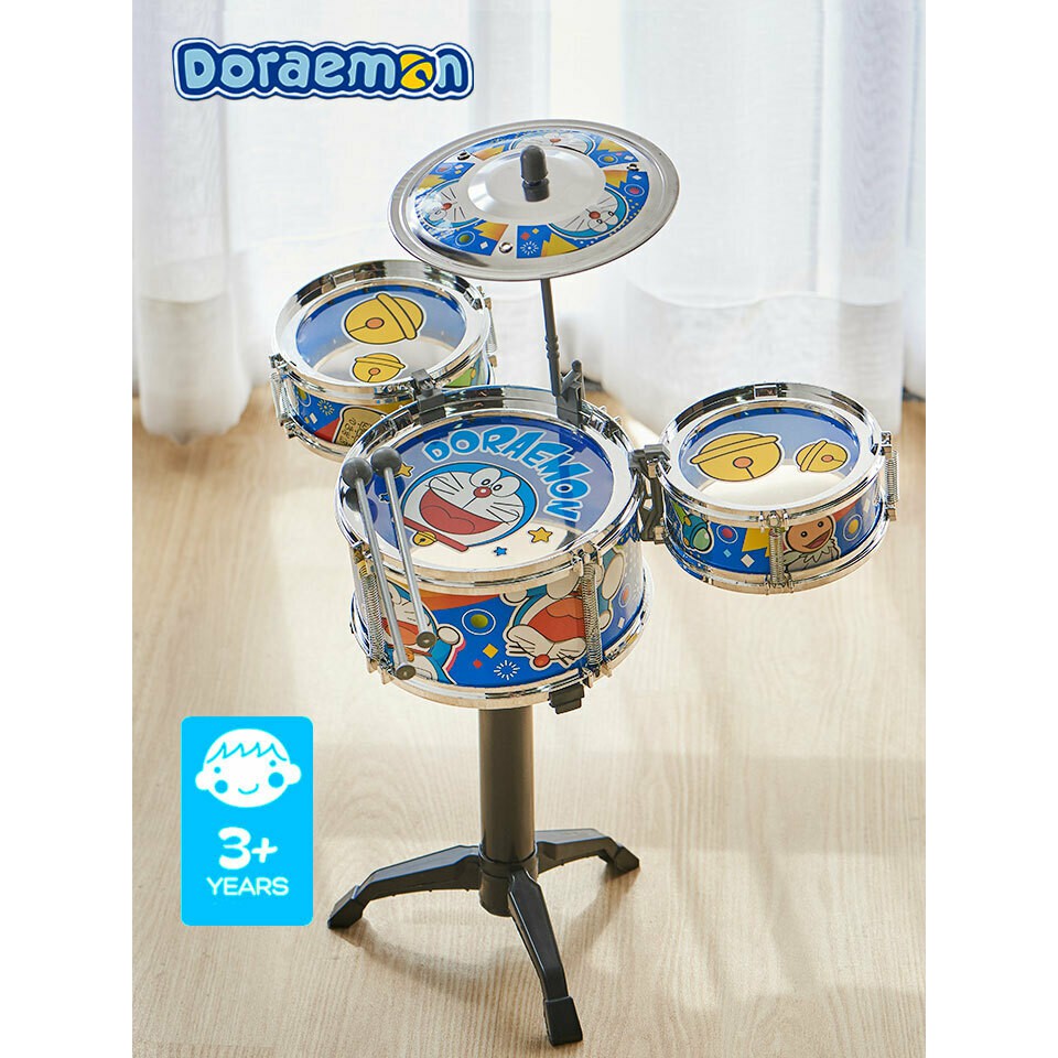 DORAEMON กลองชุดของเล่นสำหรับเด็ก DORAEMON Drum Toy Set