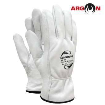 ARGON PS: ถุงมืออาร์กอน หนังแกะ มีผ้าซับใน ข้อมือยางยืด (1คู่)