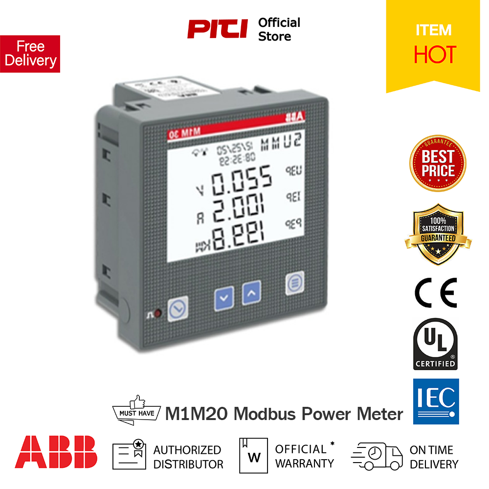 ABB M1M 20 Modbus Power meter เพาเวอร์มิเตอร์ ABB ต้องที่ PITIGROUP Lazada.co.th